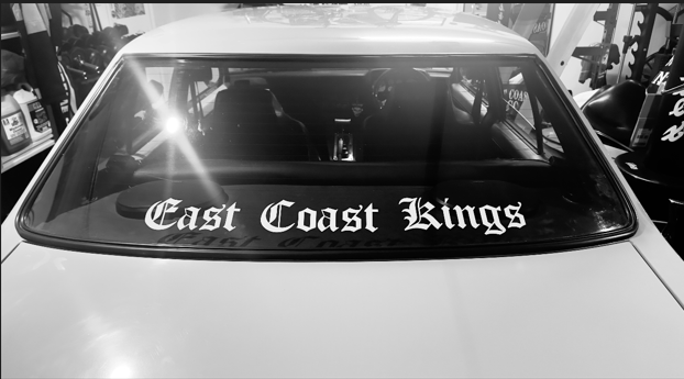 East Coast Kings Rear Sticker ~ Torana